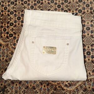 Elegant Cream Jeans for Women